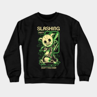 Slashing Party Crewneck Sweatshirt